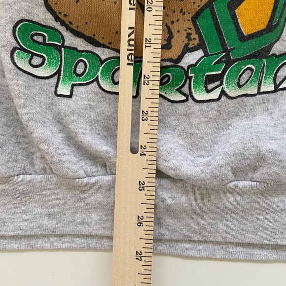 Vintage 90s Michigan State Sweatshirt Mens 2XL Spartans NCAA University College - Picture 14 of 14